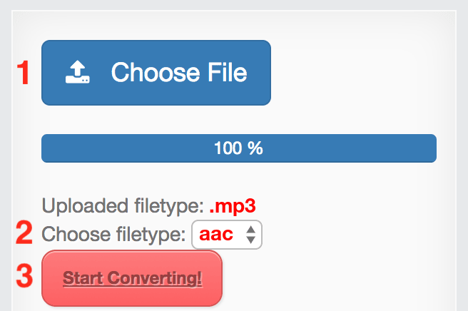 How to convert MP3 files online to AAC